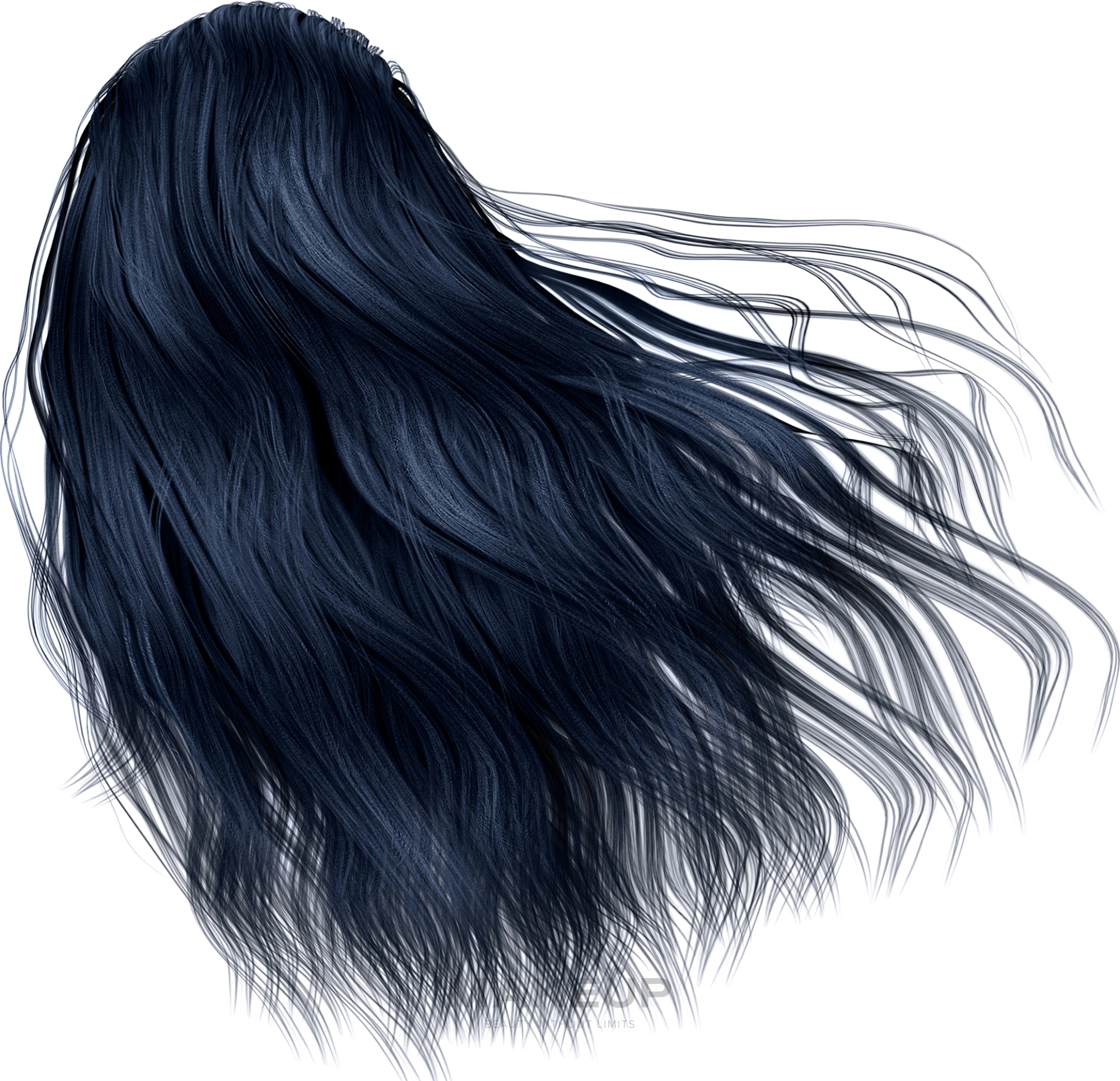Краска-уход для волос - Itely Hairfashion Glazette Color Permanent Hair Color — фото 1B - Dark Blue