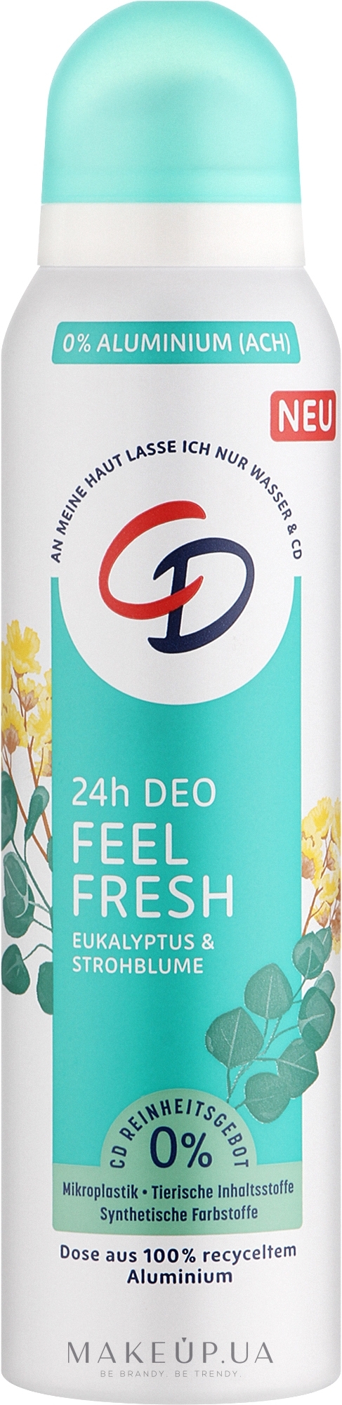 Дезодорант-спрей "Відчуйте свіжість" - CD 24h Deo Feel Fresh — фото 150ml