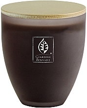 Giardino Benessere Sandalo e Mirra - Парфумована свічка в коричневій склянці — фото N1