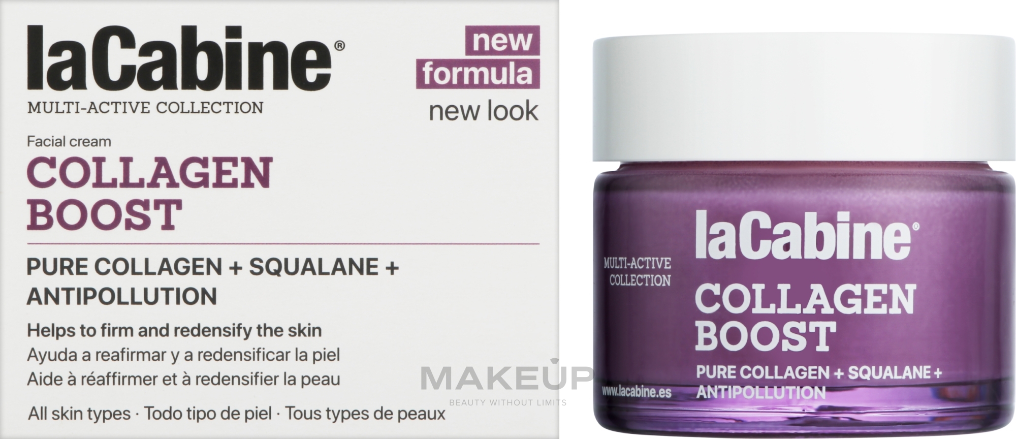 Крем з колагеном для пружності шкіри обличчя - La Cabine Collagen Boost Cream — фото 50ml