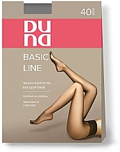 Парфумерія, косметика Колготки жіночі "Basic Line" 1104, 40 Den, чорні - Duna