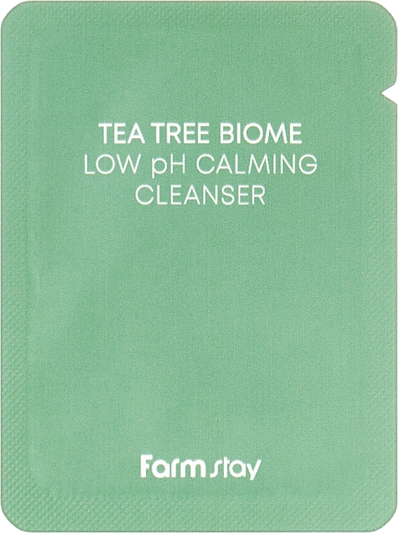 Успокаивающая пенка для умывания с экстрактом чайного дерева - FarmStay Tea Tree Low PH Calming Cleanser (пробник)