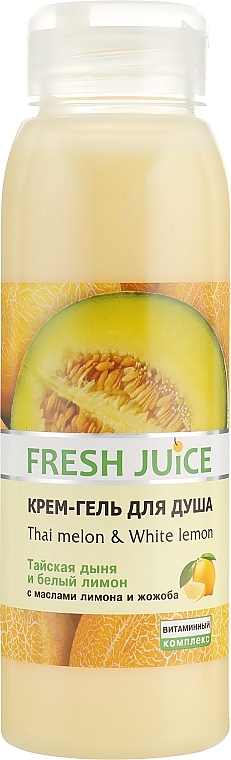 УЦІНКА Крем-гель для душу - Fresh Juice Thai Pleasure Thai Melon & White Lemon * — фото N2