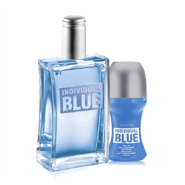 Avon Individual Blue For Him - Набор (edt/100ml + deo/50 ml) — фото N1