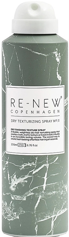 Текстурувальний спрей для волосся - Re-New Copenhagen Dry Finish Texturizing Spray № 11 — фото N1