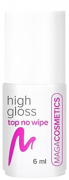 Топ без липкого шару - Maga Cosmetics Top High Gloss No Wipe — фото N1