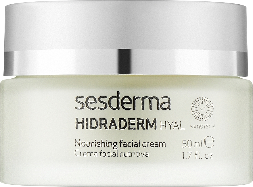 Живильний крем для обличчя - SesDerma Laboratories Hidraderm Hyal Nourishing Facial Сream — фото N1