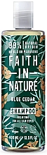 Парфумерія, косметика Шампунь для всіх типів волосся "Блакитний кедр" - Faith In Nature Blue Cedar Shampoo