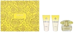 Парфумерія, косметика Versace Yellow Diamond - Набір (edt/50 ml + b/lot/50 ml + sh/gel/50 ml)