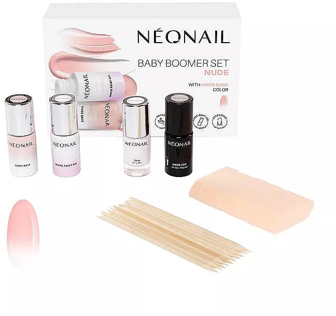 Набір, 6 продуктів - NeoNail Professional Baby Boomer Set Nude — фото N1