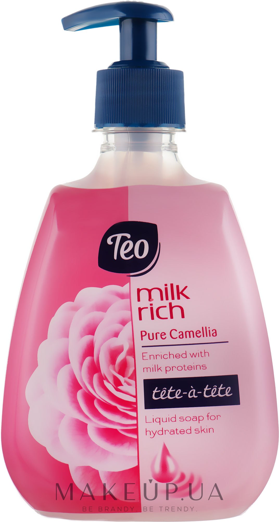 Жидкое глицериновое мыло с увлажняющим действием - Teo Milk Rich Tete-a-Tete Pure Camellia Liquid Soap — фото 400ml