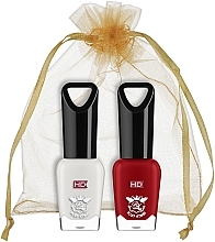 Набор лаков для ногтей "Микс", тон 08, 12 - Kiss Ruby Kisses HD (2 х n/polish/8ml) — фото N1