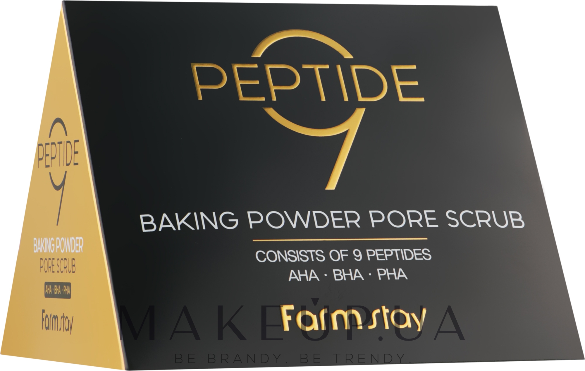 Скраб з пептидним комплексом і амінокислотами - FarmStay Peptide 9 Baking Powder Pore Scrub — фото 25x7g