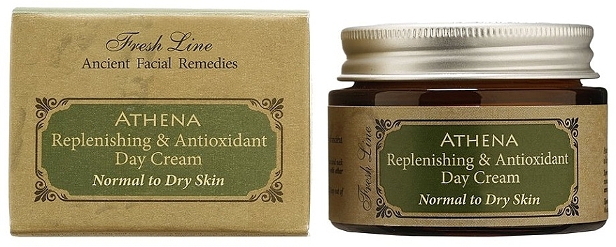 Денний крем для обличчя - Fresh Line Athena Replenishing & Antioxidant Day Cream — фото N1
