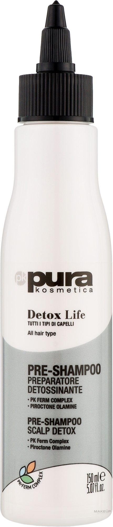 Шампунь для волосся - Pura Kosmetica Detox Life Pre-Shampoo — фото 150ml