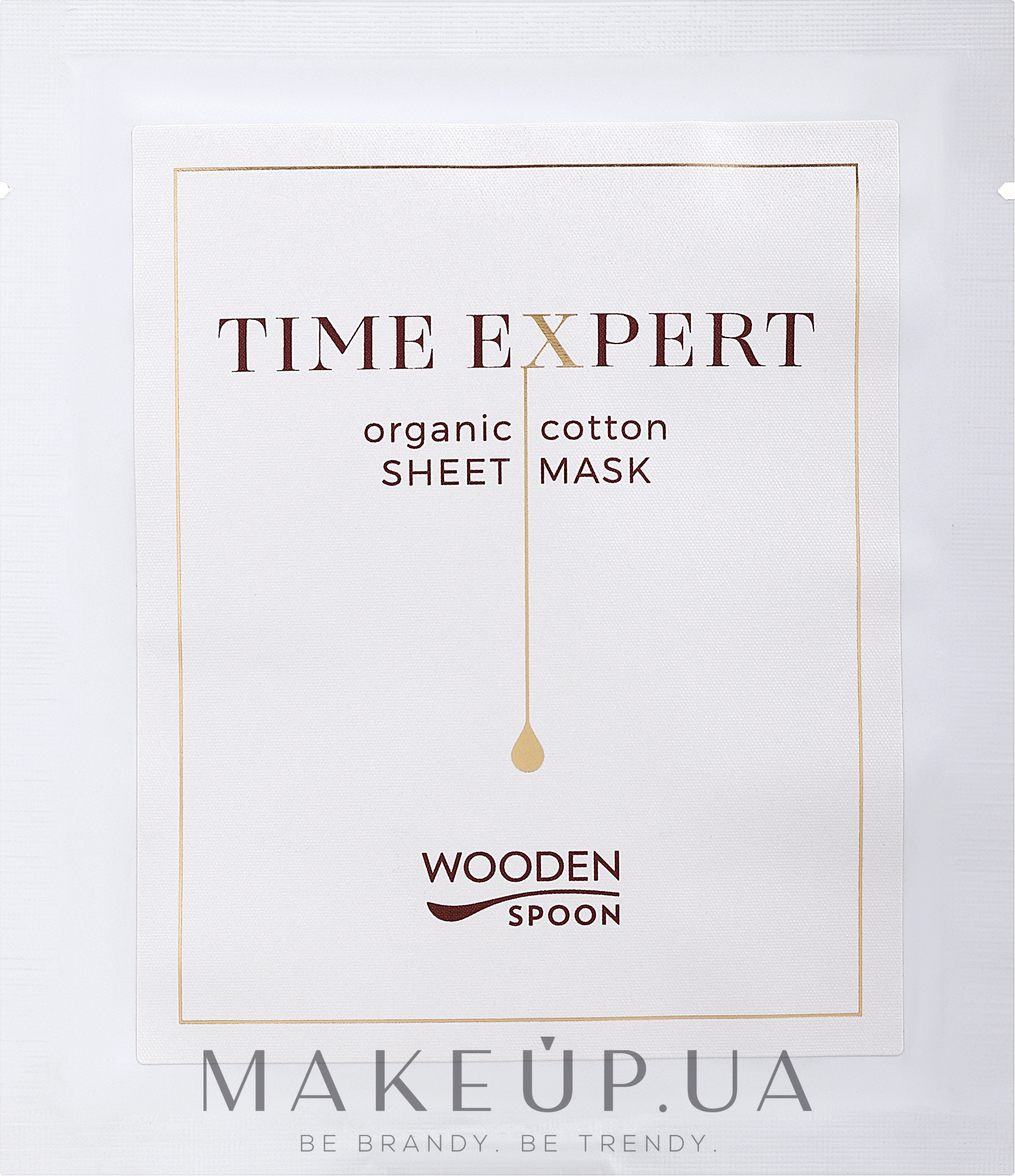 Маска для лица - Wooden Spoon Time Expert Organic Cotton Sheet Mask — фото 15g