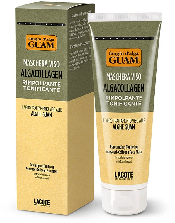 Моделююча маска для обличчя - Guam Algacollagen Replumping Tonifying Seaweed-Collagen Face Mask — фото N1