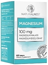 Дієтична добавка "Магній", 100 мг - NaturalNest Magnesium 100 mg — фото N1