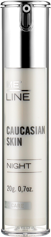 Нічний крем для обличчя - Me Line 02 Caucasian Skin Night — фото N1