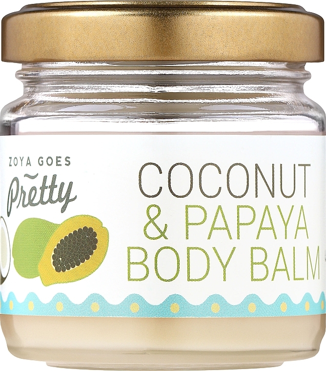 Бальзам для тела с кокосом и папайей - Zoya Goes Coconut And Papaya Body Balm — фото N1