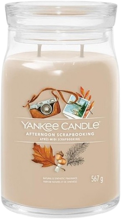 Ароматична свічка в банці "Afternoon Scrapbooking", 2 ґноти - Yankee Candle Singnature — фото N2