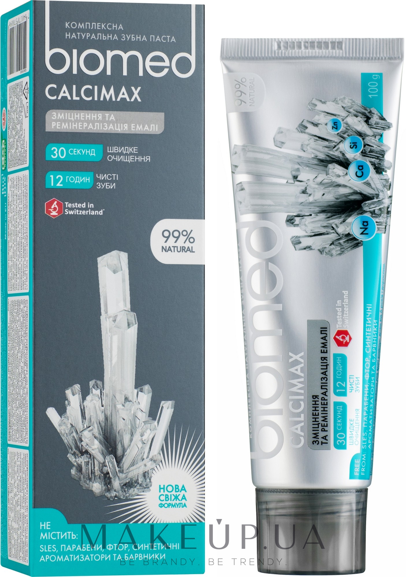 Зміцнююча зубна паста - Biomed Calcimax — фото 100g