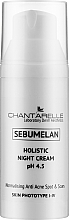 Осветляющий и нормализующий ночной крем - Chantarelle Sebumelan Holistic Night Cream pH 4.5 — фото N1