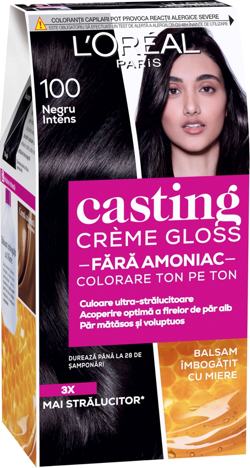 УЦЕНКА Краска для волос - L'Oreal Paris Casting Creme Gloss * — фото 100 - Черная ваниль