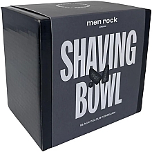 Порцелянова чаша для гоління, чорна - Men Rock Porcelain Shaving Bowl Black — фото N4