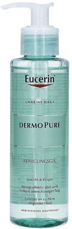 Очищуючий гель для вмивання для проблемної шкіри - Eucerin DermoPurifyer Oil Control Cleansing Gel  — фото N3