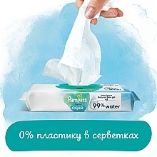 Детские влажные салфетки, 3x48 шт. - Pampers Harmonie Aqua Baby Wipes — фото N4