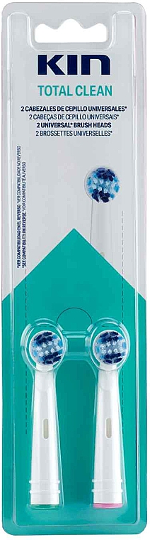 Насадки для електричних зубних щіток - Kin Total Clean Electric Toothbrush Replacement — фото N1