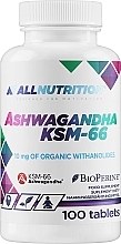 Харчова добавка "Ашваганда KSM-66", у таблетках - AllNutrition Ashwagandha KSM-66 — фото N1