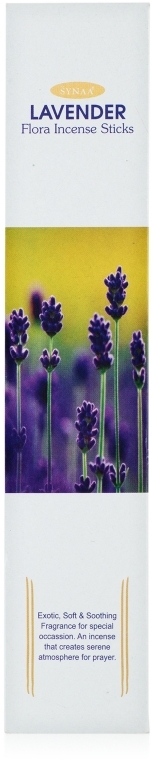 Ароматические палочки Лаванда - Synaa Flora Incense Sticks Lavander