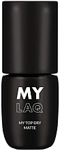 Топ для гель-лака - MylaQ My Top Dry Matte — фото N1