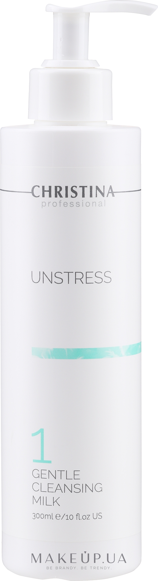 Нежное очищающее молочко (шаг 1) - Christina Unstress Gentle Cleansing Milk — фото 300ml