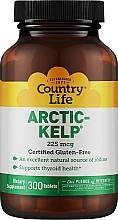 Натуральна добавка "Норвезька ламінарія" - Country Life Arctic Kelp — фото N1