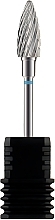 Парфумерія, косметика Фреза твердосплавна синя "Полум’я", діаметр 6 мм, довжина 14 мм - Divia DF103-60-B
