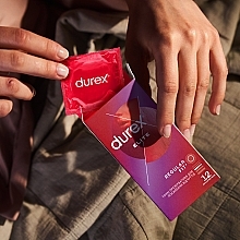 Презервативи латексні з силіконовою змазкою (тонкі), 12 шт - Durex Elite — фото N6