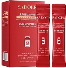 Ночная маска с пептидами в стиках - Sadoer Oligopeptide Freeze-Dried Powder — фото N1