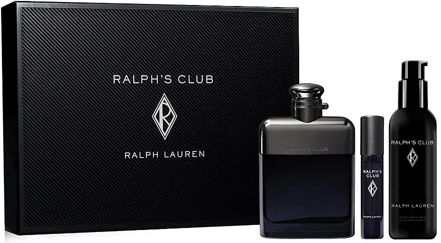 Ralph Lauren Ralph's Club - Набор (edp/100ml + edp/mini/10ml + ash/balm/75ml) — фото N1