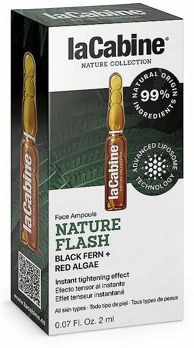 Ампулы для лица "Подтягивающие" - La Cabine Nature Flash Ampoules — фото N1