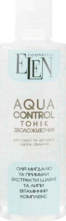Тоник для сухой и чувствительной кожи лица - Elen Cosmetics Aqua Control