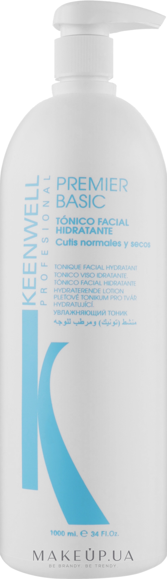 Зволожувальний тонік для нормальної і сухої шкіри - Keenwell Premier Basic Tonico Hidratante — фото 1000ml