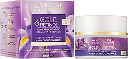 Відновлювальний крем проти зморщок - Eveline Cosmetics Gold And Retinol 70 + — фото N2