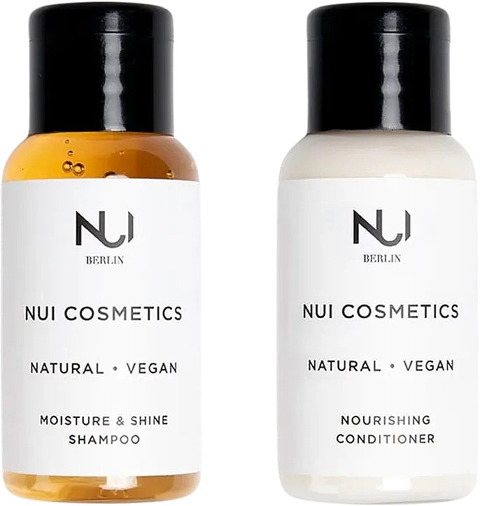 Набор - NUI Cosmetics Natural Hair CareTravel Set (shm/30ml + h/cond/30ml) — фото N1