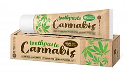 Зубна паста з олією канабісу - Madis HerbOlive Fresh Secrets Toothpaste With Cannabis — фото N1
