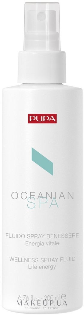 Оздоровче молочко-спрей для тіла "Життєва енергія" - Pupa Oceanian Spa Wellness Spray Fluid Life Energy — фото 200ml