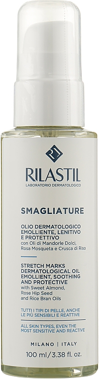 Дерматологическое смягчающее и успокаивающее масло - Rilastil Stretch Marks Dermatological Oil