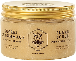 Сахарный скраб для тела "Мёд" - Panier Des Sens Sugar Scrub With Honey Extract — фото N2